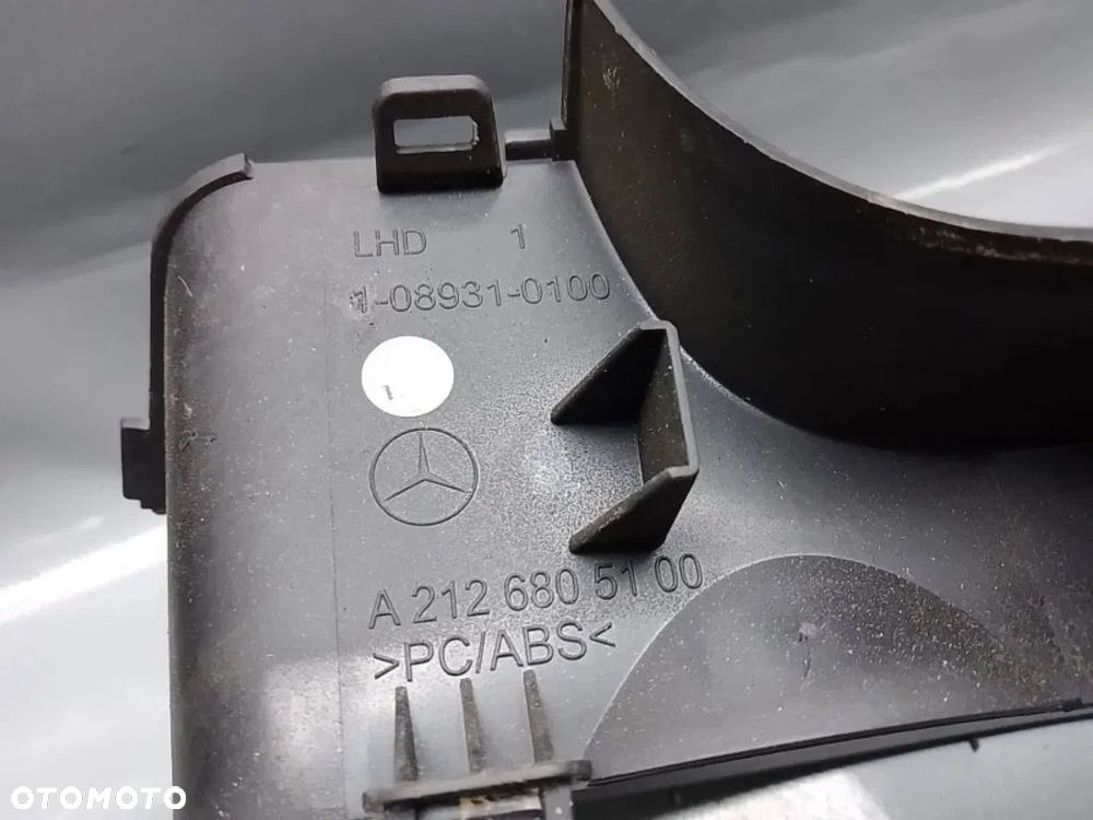 ramka osłona obudowa licznika mercedes w212 e-klassa lift a2126805100 - 5