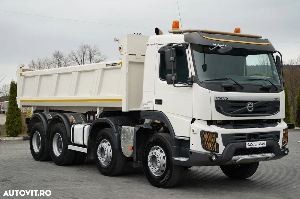 Volvo FMX 420 / 8X4 / BASCULATOR CU 2 LATE / HYDRODOLTA / HYDRODOLTAPA / BODRMATIC / MEILLER KIPPER / I-SHIFT / EURO 5 - 18