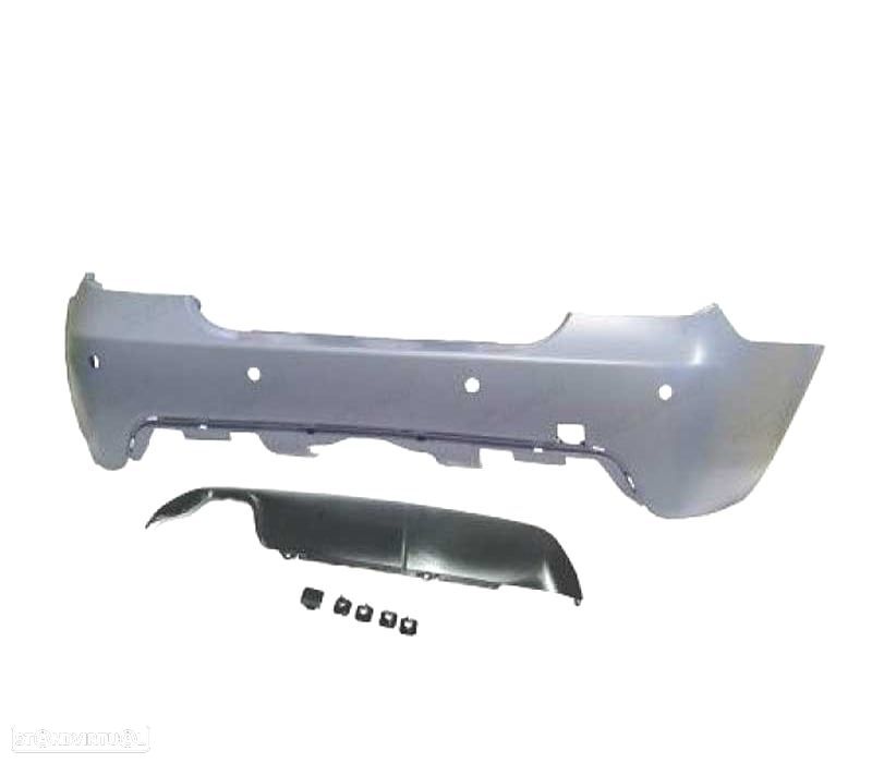 PARÁ-CHOQUES TRASEIRO BMW E60 SEDAN 03-07 COM PDC LOOK M - 2