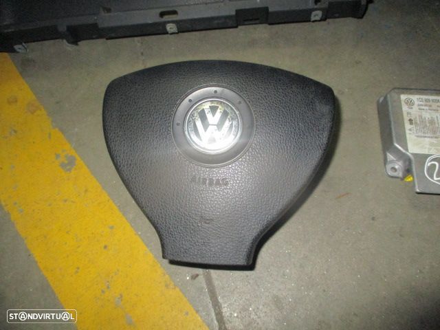 Kit Airbags 6Q0880201AC   1C09090605K  6Q0909606K  6Q0880204G  VW POLO 4 9N FASE 2 2008 1.4TDI 70CV 3P AZUL  PRETO - 2