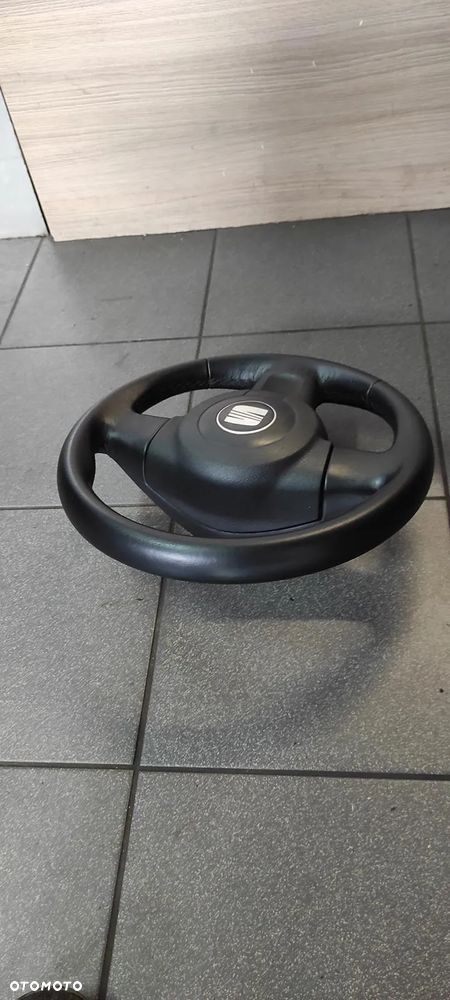 KIEROWNICA SKÓRZANA AIR BAG SEAT LEON 2 ALTEA ALTEA XL TOLEDO 3 WYSYŁKA !!!! - 4