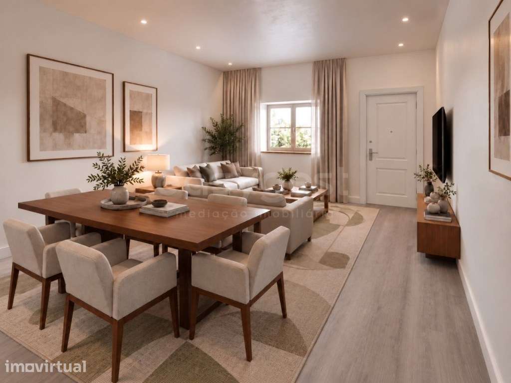 Moradia em banda T2 com 2 WC totalmente remodelada em Canha, Montijo - Grande imagem: 4/8