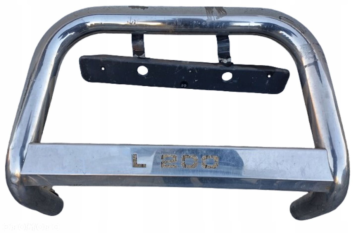 MITSUBISHI L200 4 IV 06-15 KANGUR ORUROWANIE ZDERZAKA PRZEDNIEGO CHROM - 1