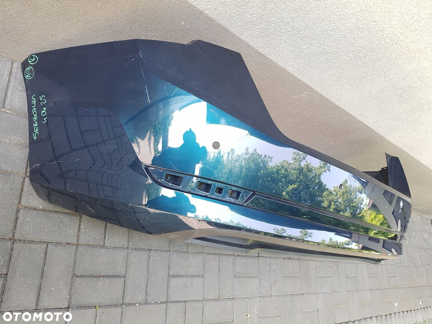 SKODA OCTAVIA 4 sedan zderzak tył spoiler tył 5E6807421 - 3