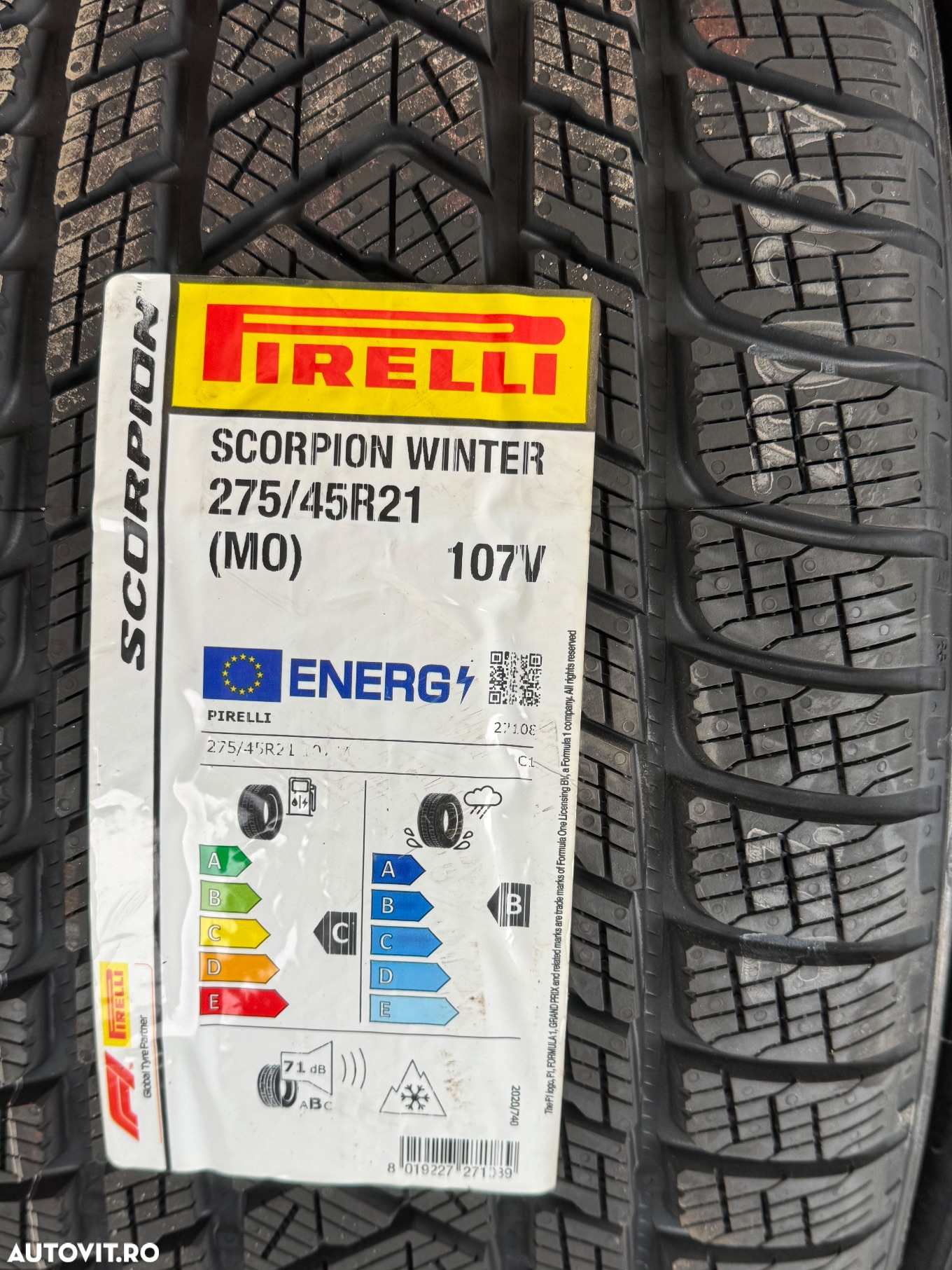 Vând set anvelope 275/45/21-315/40/21 Pirelli de iarnă noi - 2