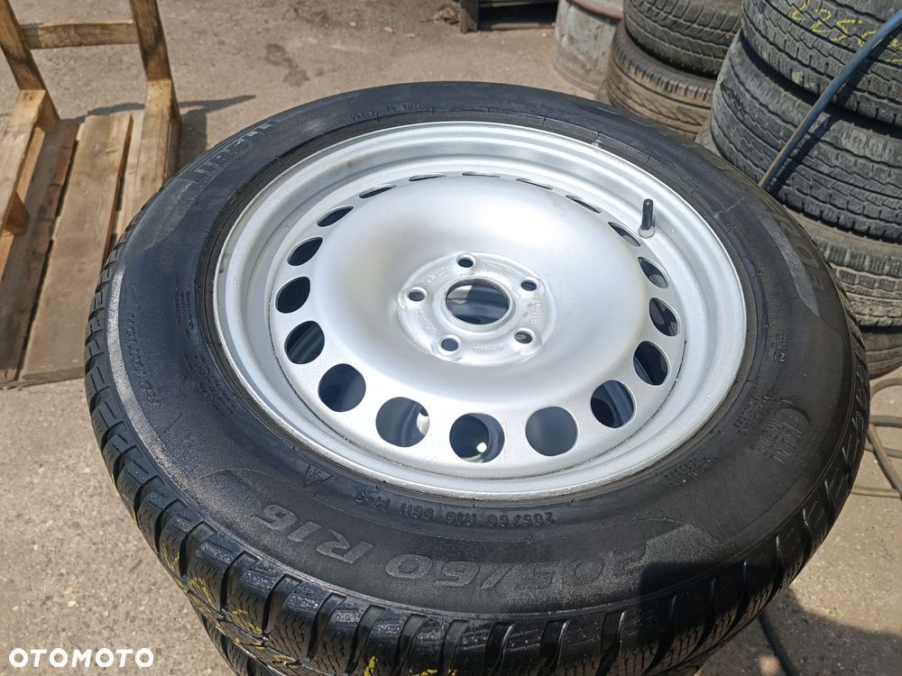 5x112 Koła Zimowe Zima Felgi Stalowe Stal 16 VW SHARAN II 2 PASSAT B8 B7 B6 AUDI Q2 A6 C6 A4 B7 SKODA SUPERB YETI SEAT EXEO ALHAMBRA II 2 Komplet ALU-RAD Legnica 6mm 205/60