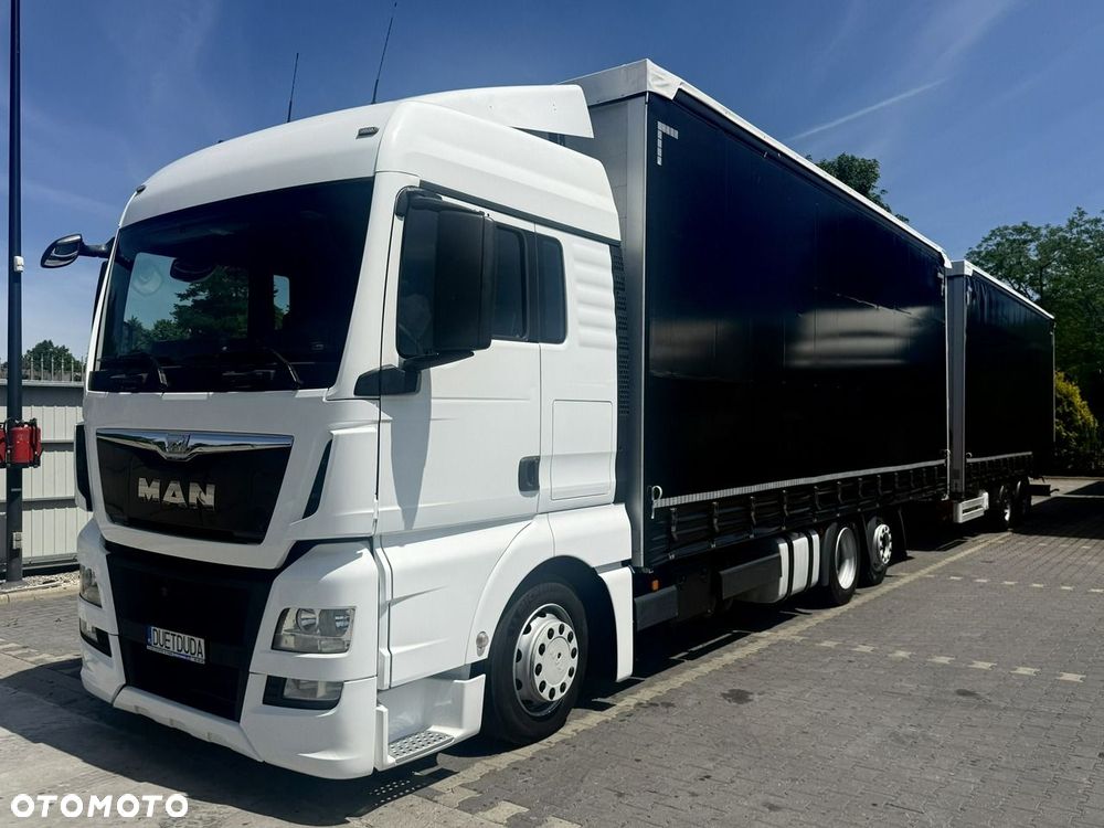 MAN TGX 24.440 6X2 E6 Przyczepa G.T.S PTT18S Tandem Zestaw 120 m3 - 1