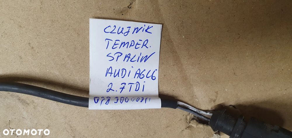 Czujnik temperatury spalin sonda Audi A6 C6 2.7 TDI 038906088A - 7