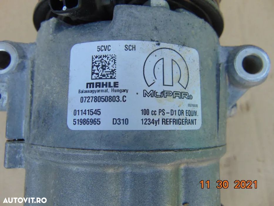 Compresor clima Fiat Tipo 1.4 Fiat 500 Panda lancia 1.4 - 3