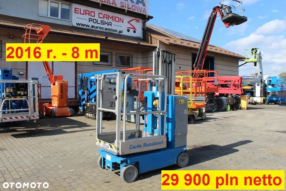 Genie koszowy zwyżka terenowy 4x4 16 m 17 m 18 m 20 m 21 m - 13