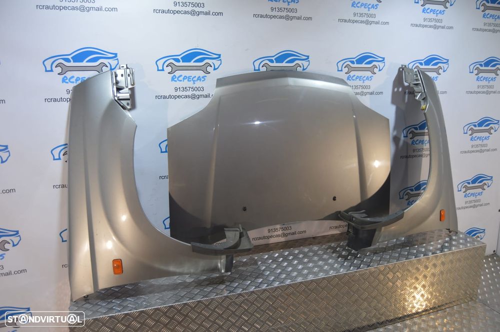 FRENTE COMPLETA NISSAN XTRAIL T30 CAPOT PARACHOQUES GUARDA-LAMAS REFORÇO - 12