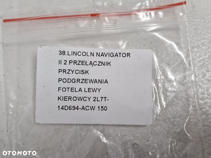 lincoln navigator 2 ii przełącznik podgrzewania fotela lewy 2l7t-14d694-acw - 7