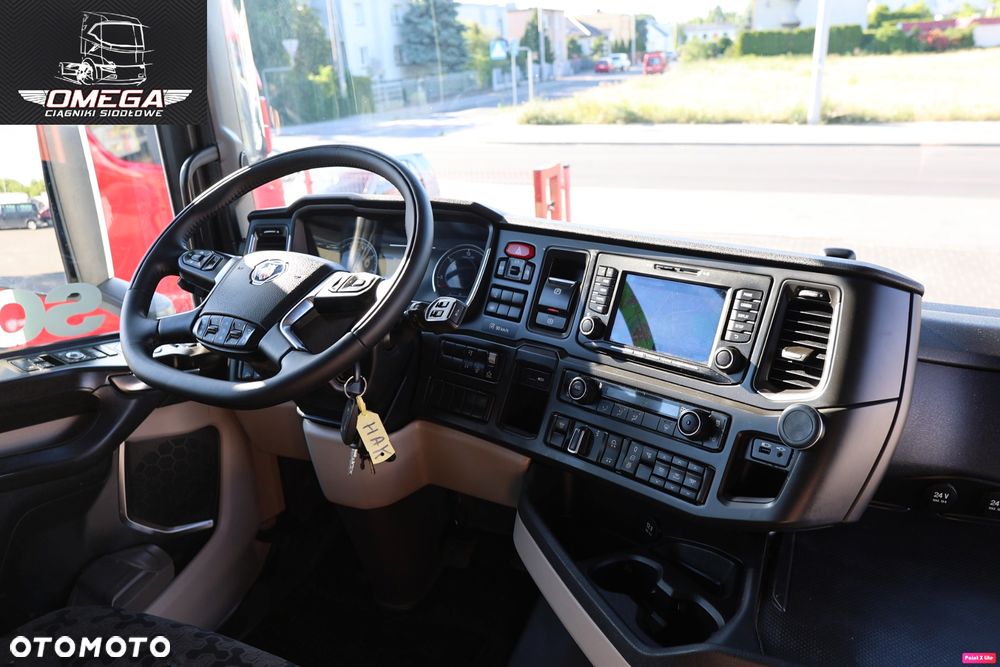 Scania S 500 Hakowiec + przyczepa // Oś skrętna // MEILLER // Klima postojowa / - 14
