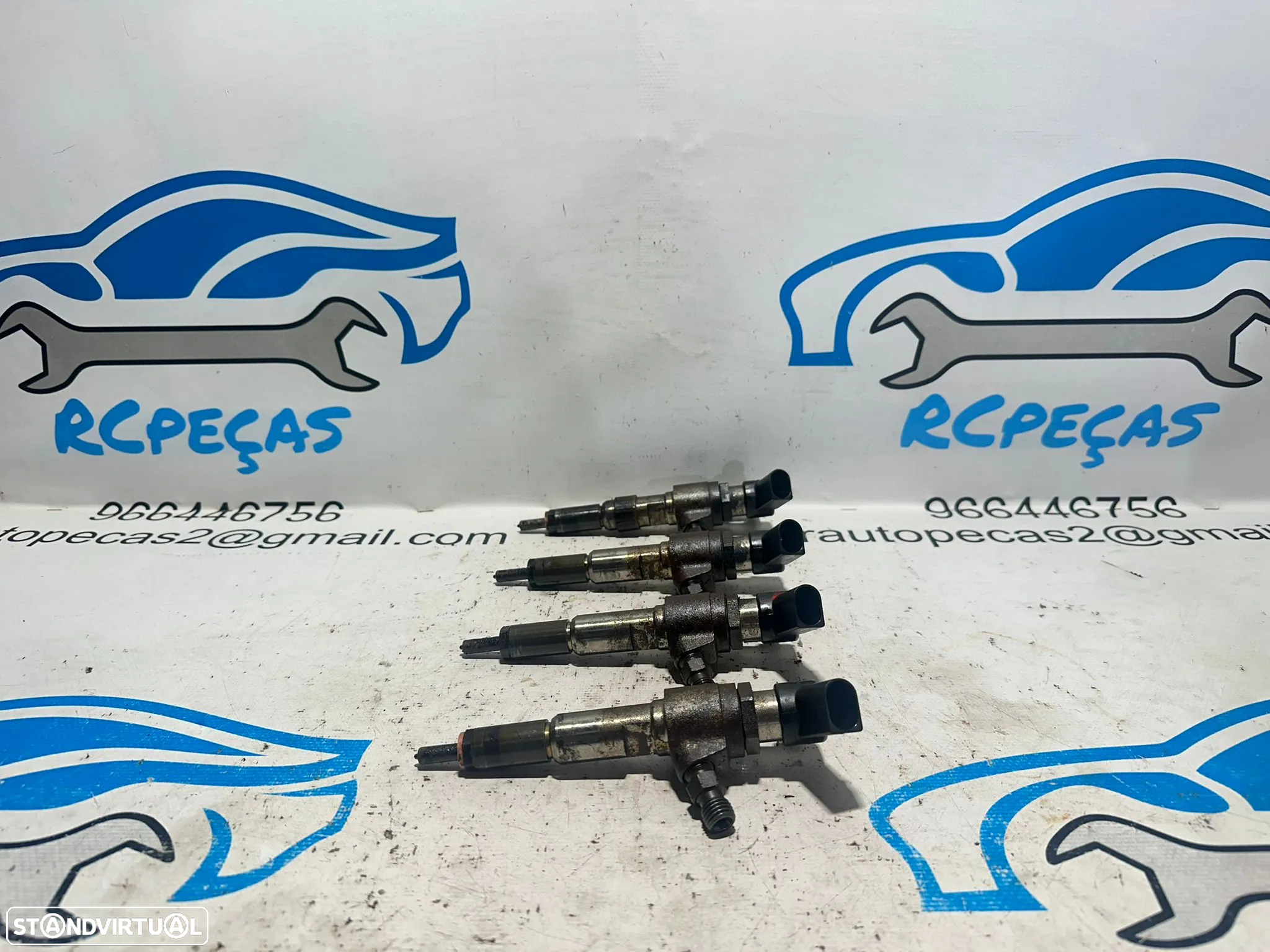 .Conjunto Injetores Continental Siemens PSA Peugeot Citroen Ford Volvo 1.6 HDI 90 - 110 - 115cv 9674973080 - A2C59513556 - 3