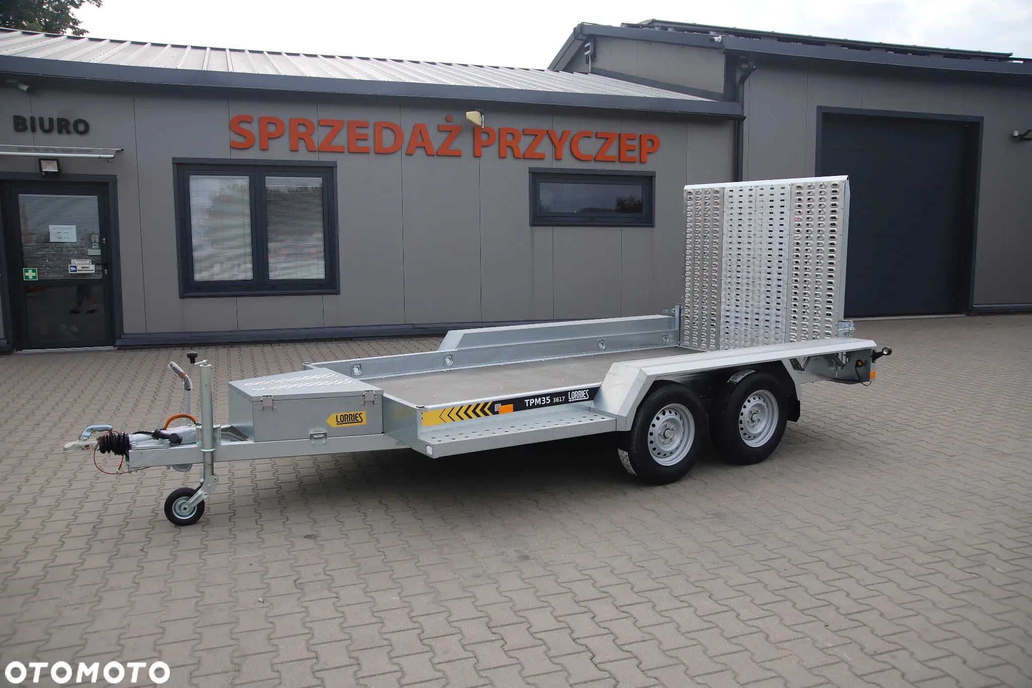Lorries TPM35-3617 przyczepa do transportu maszyn budowlanych i minikoparek - 1