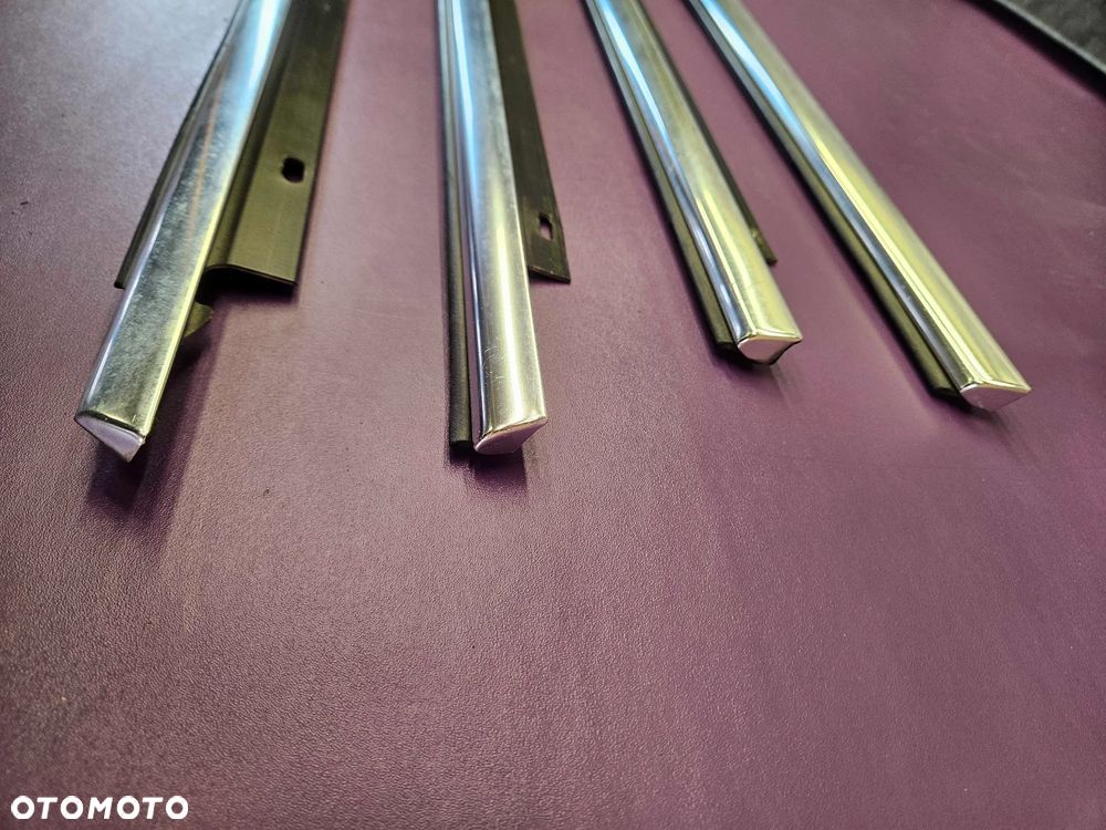 Listwa Listwy Zgarniajace Szyb Szyby Chrom Chromowane AUDI A6 C6 Sedan Kombi - 15