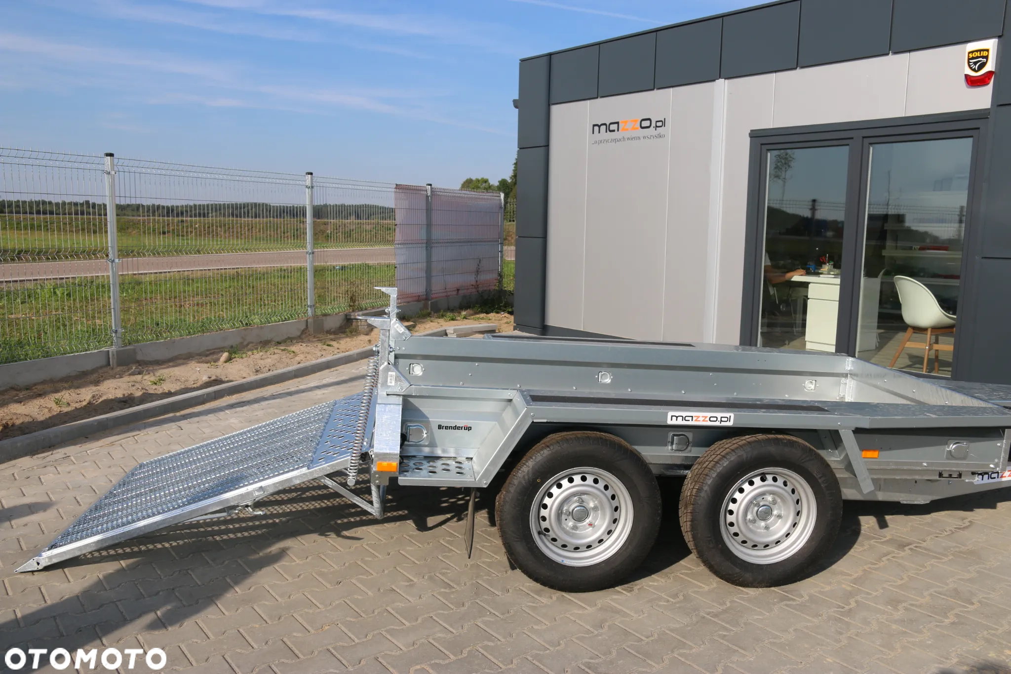 Brenderup DOSTAWA! Przyczepa MT-2600 pod minikoparkę wym. 260x126x25, Solidna przyczepa do przewozu sprzętu budowlanego! DMC 2600kg - 15