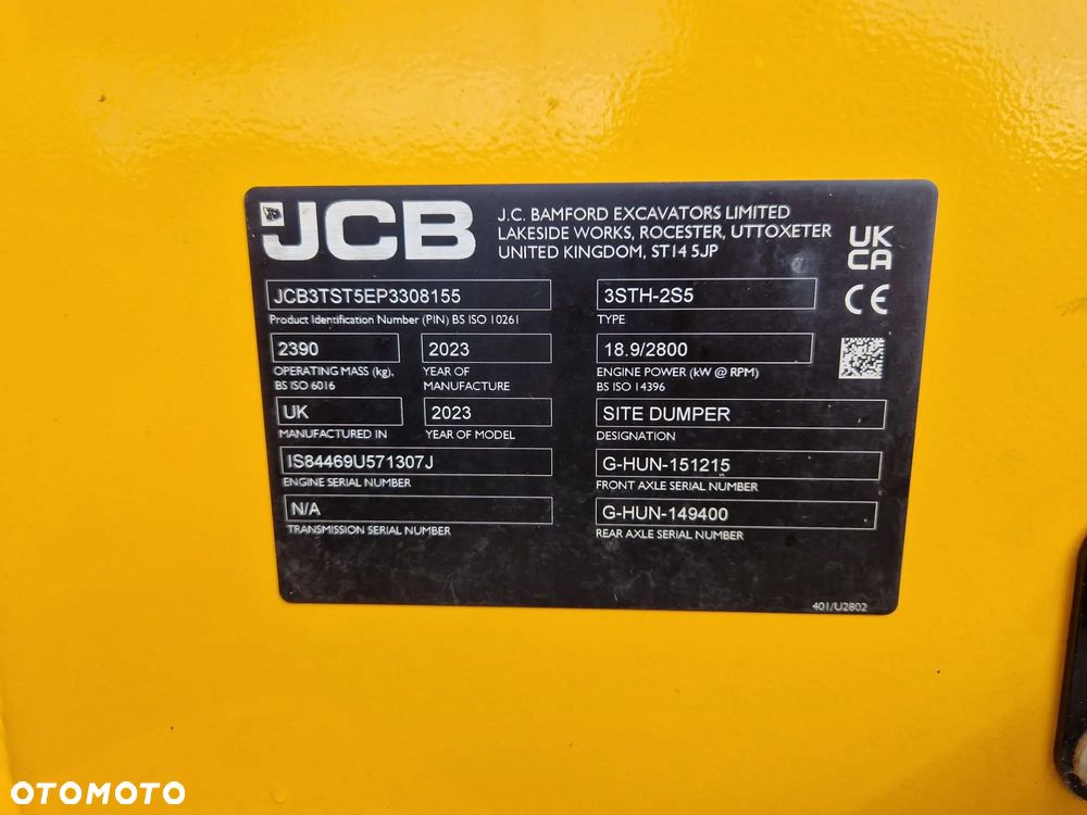 JCB 3T-2 * next gen. * 3t * 2023r. * 630 mth * wozidło obrotowe * - 38