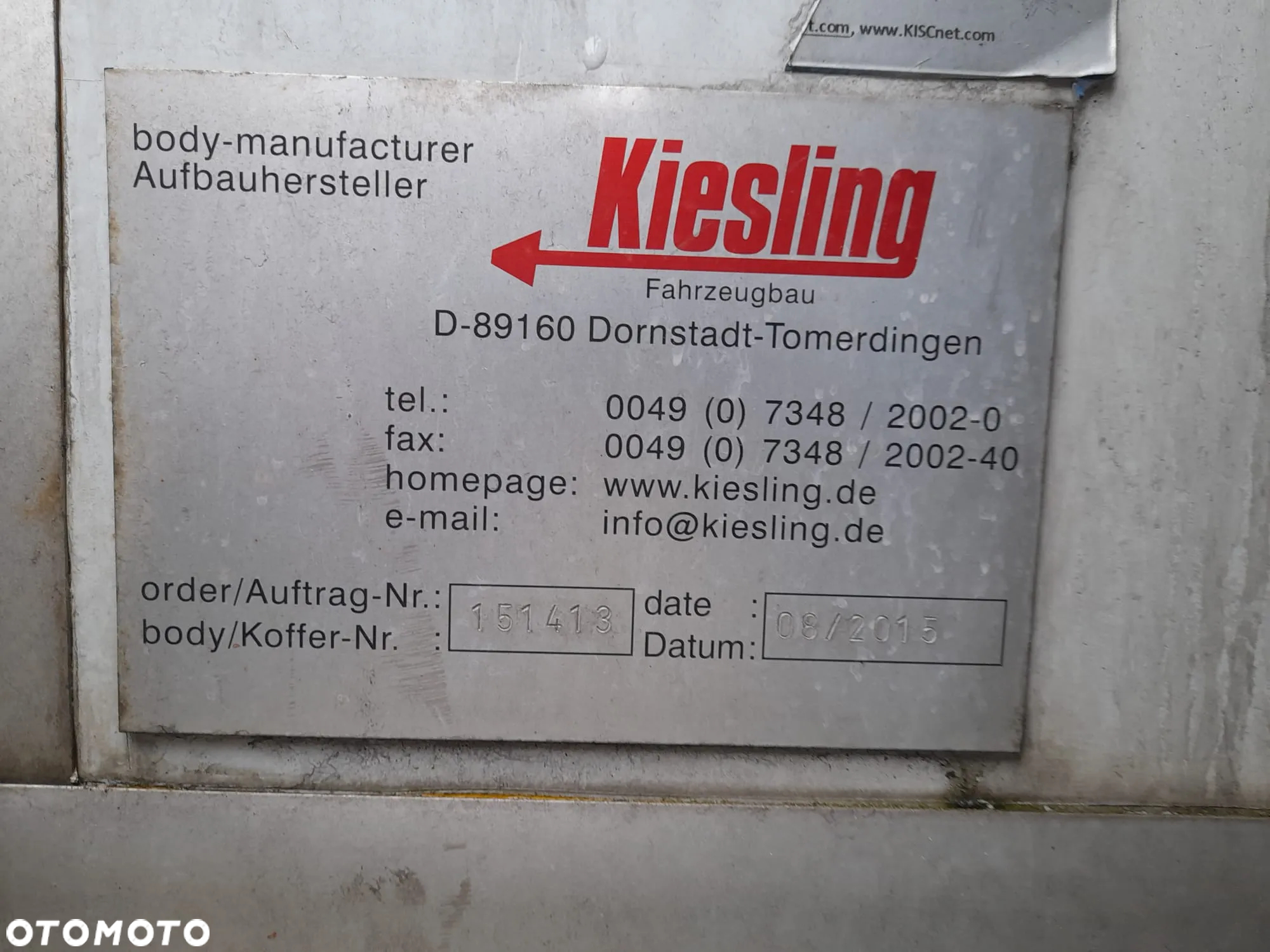 Kontener izoterma zabudowa Mercedes 7,45x2,6x2,65m - 9