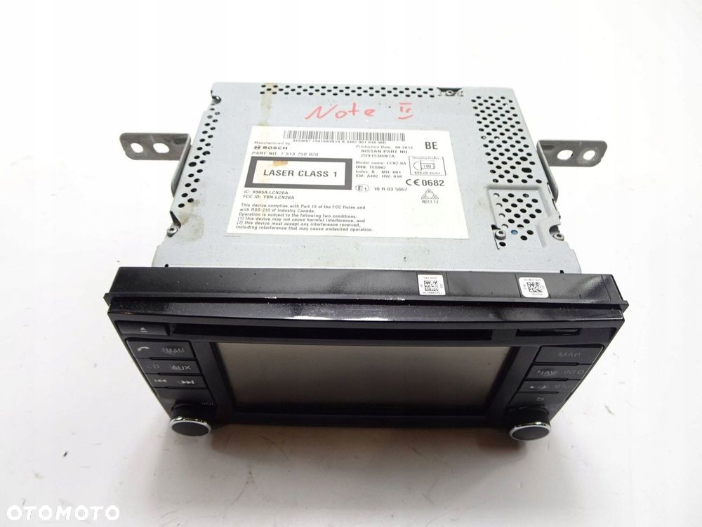 radio cd nissan note e12 - 1