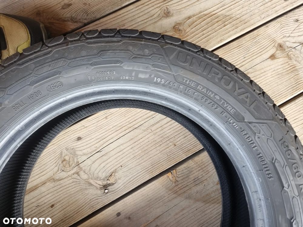 Opony Uniroyal RainMax 3 195/60R16C 99/97H 2023r, 4x8mm jak nowe - 13