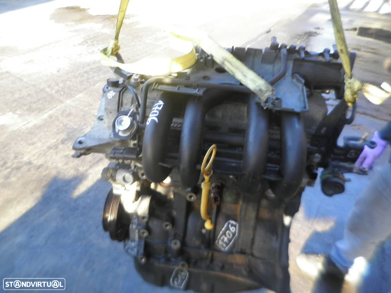 Motor D7FD720 RENAULT CLIO 2 1998 1.2I 60CV 5P PRETO - 5