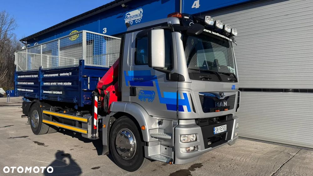 MAN TGM 18.290 wywrotka PALFINGER PK 12.501 SLD sterowanie radiowe 1t/10m - 4