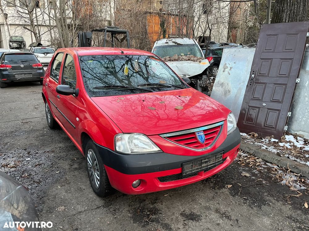 Bara fata completa Dacia Logan 1 rosu passion 2004-2009 - 1