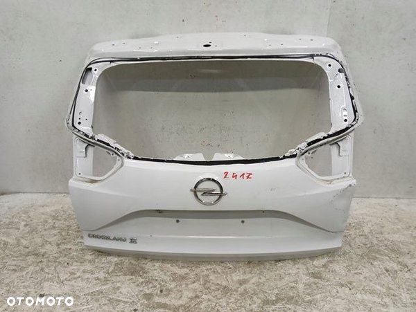 KLAPA TYŁ POKRYWA BAGAŻNIKA OPEL CROSSLAND X 16-