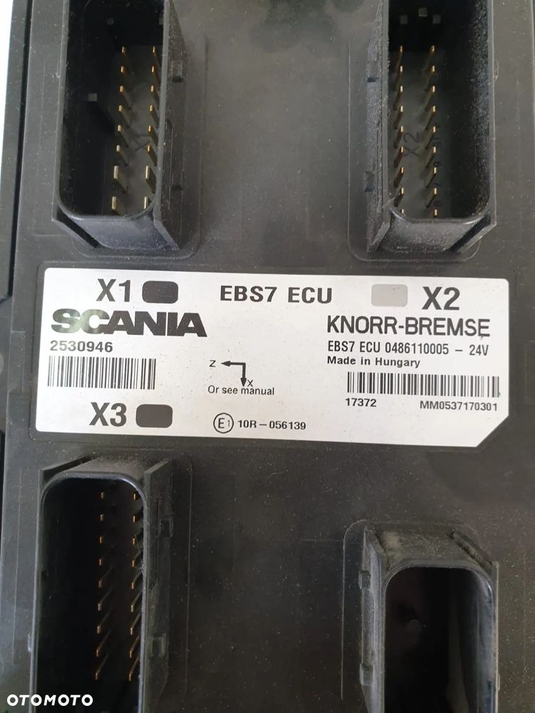 STEROWNIK MODUŁ KOMPUTER ECU EBS 7 KNORR-BREMSE SCANIA 2021r. 2530946 - 6