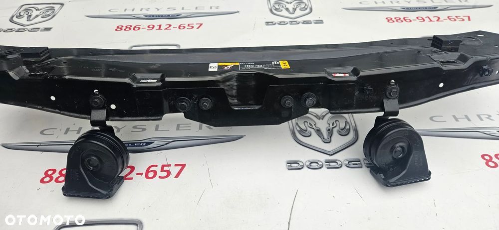 Dodge Durango III LIFT 2021-2025  Pas górny Wzmocnienie czołowe Belka przednia Uchyt chłodnicy Mocowanie chłodnic Pas środkowy Wspornik pasa Klaksony - 4