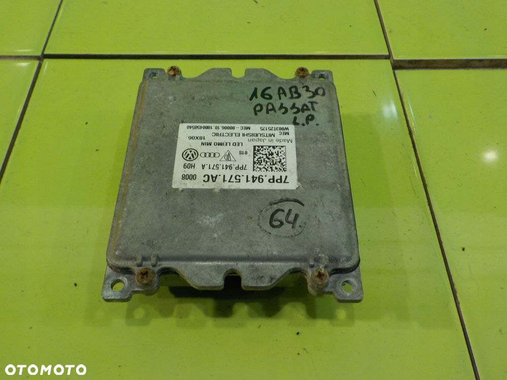 VW PASSAT B8 19r 1.5 przetwornica modul lampy led 7PP941571AC - 2