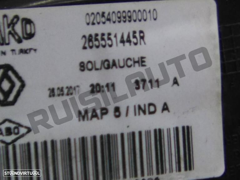 Farolim Trás Painel Esquerdo 2655_51445r Renault Clio Iv [2012_ - 5