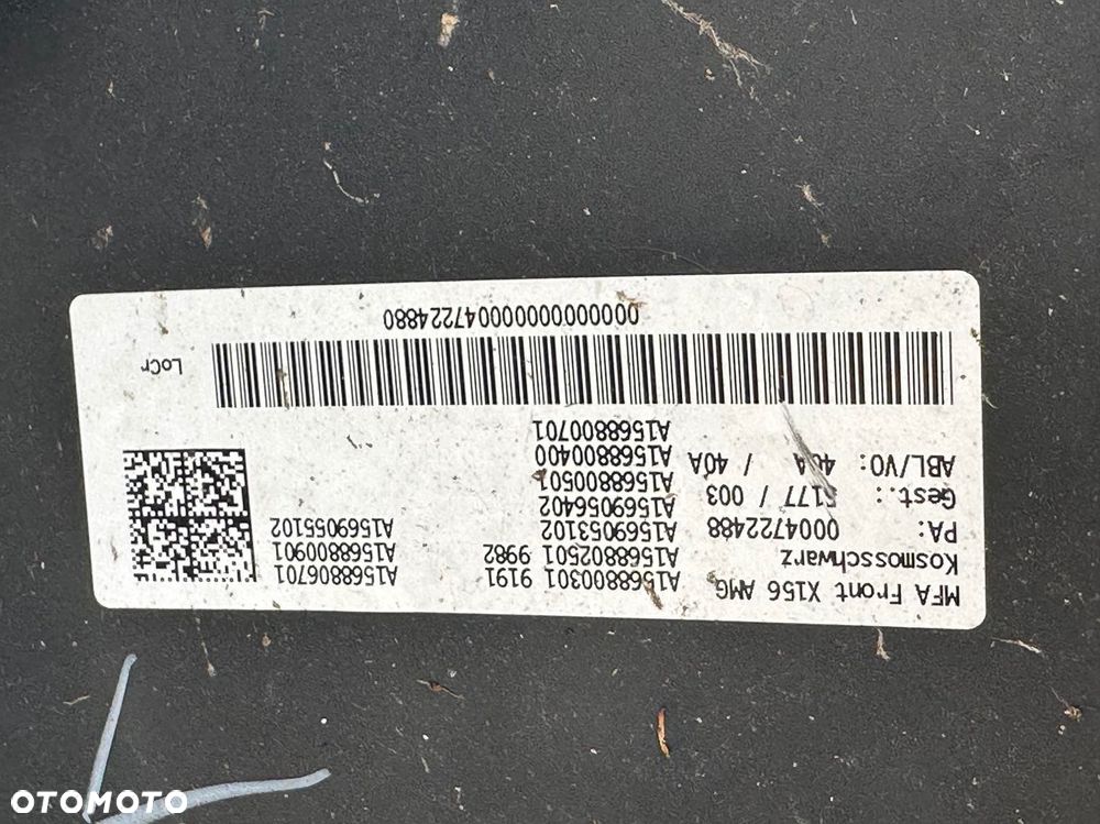 Zderzak przód Gla X156 - 2