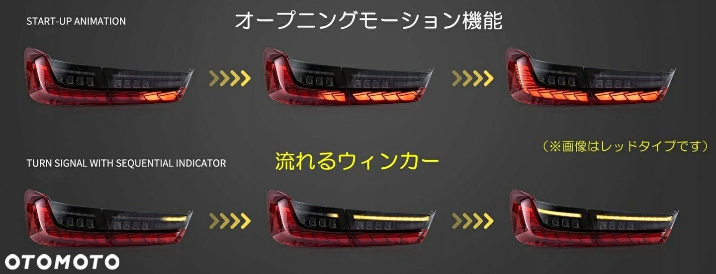 Lampy tyl ne kpl Vland Full Led Neon Oled Tuning Bmw 3 g20 g80 2019-2024 - 8