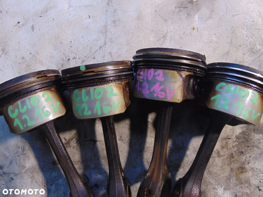 Tłoki clio 4 1,2 16 v cena sztuka