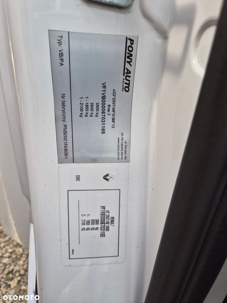 Renault Master IV 10 PALET zaw.poduszki 2021r EURO 6 - 17