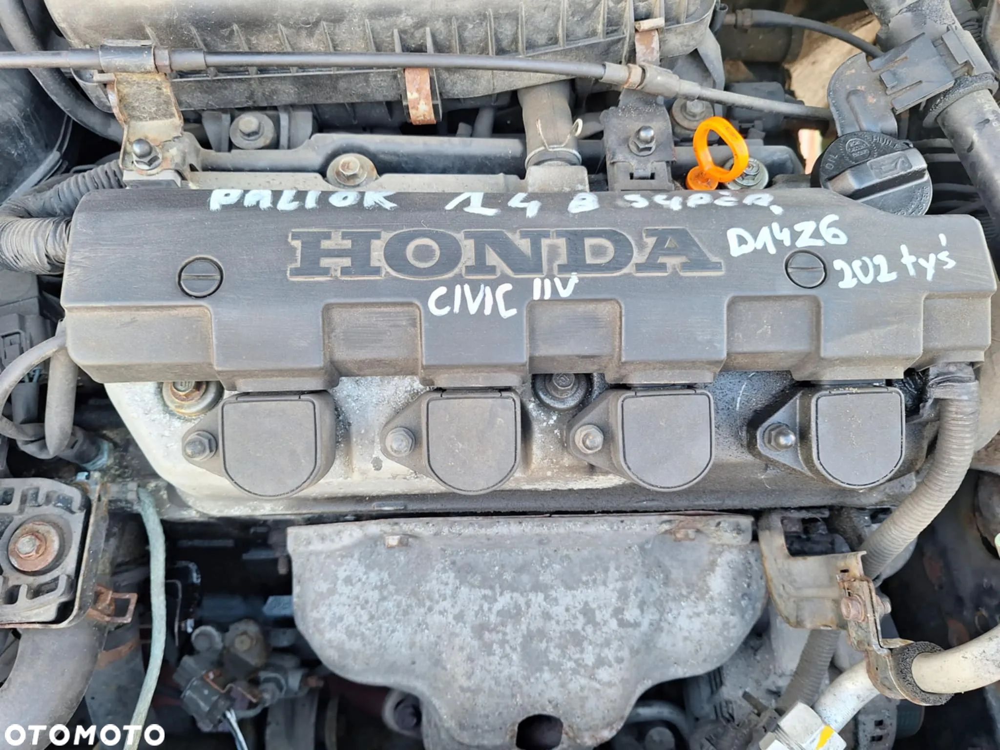 SILNIK HONDA CIVIC VII 1.4 16V D14Z6 GWARANCJA - 1