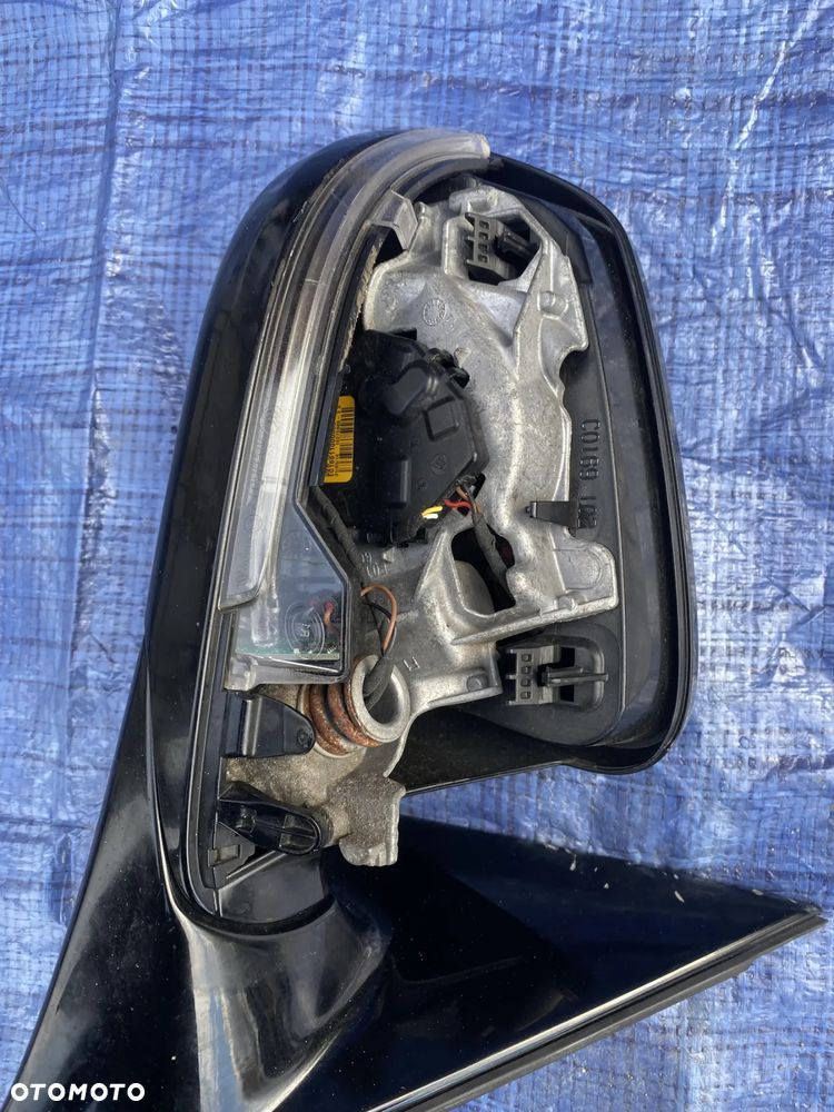 LUSTERKO PRAWE PRAWY PRZÓD CZARNE 668 EU BMW F11 LIFT 5PIN M-PAKIET - 7