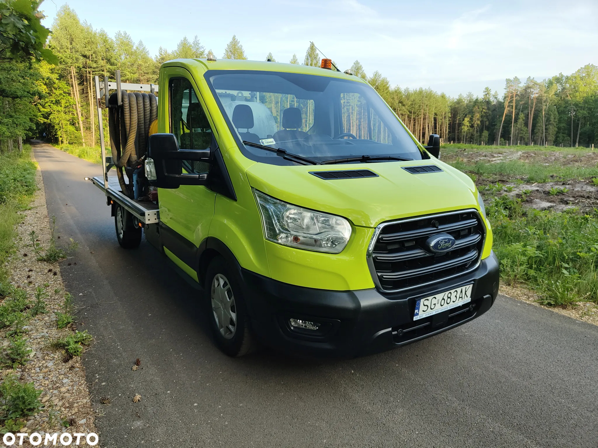 Ford Transit MK8 Toi Toi Asenizacyjny  2.0Tdci 130PS 17.02.2022r Klima Esp Euro 6 Oryginalny Przebieg 80 tys  Led Tempomat Skorzana Kierownica - 4