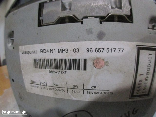 Radios 9665751777 CITROEN C4 B5 FASE 2 2008 1.6HDI 92CV 5P CINZA ORIGINAL RD4 N1 MP3 03 - 4