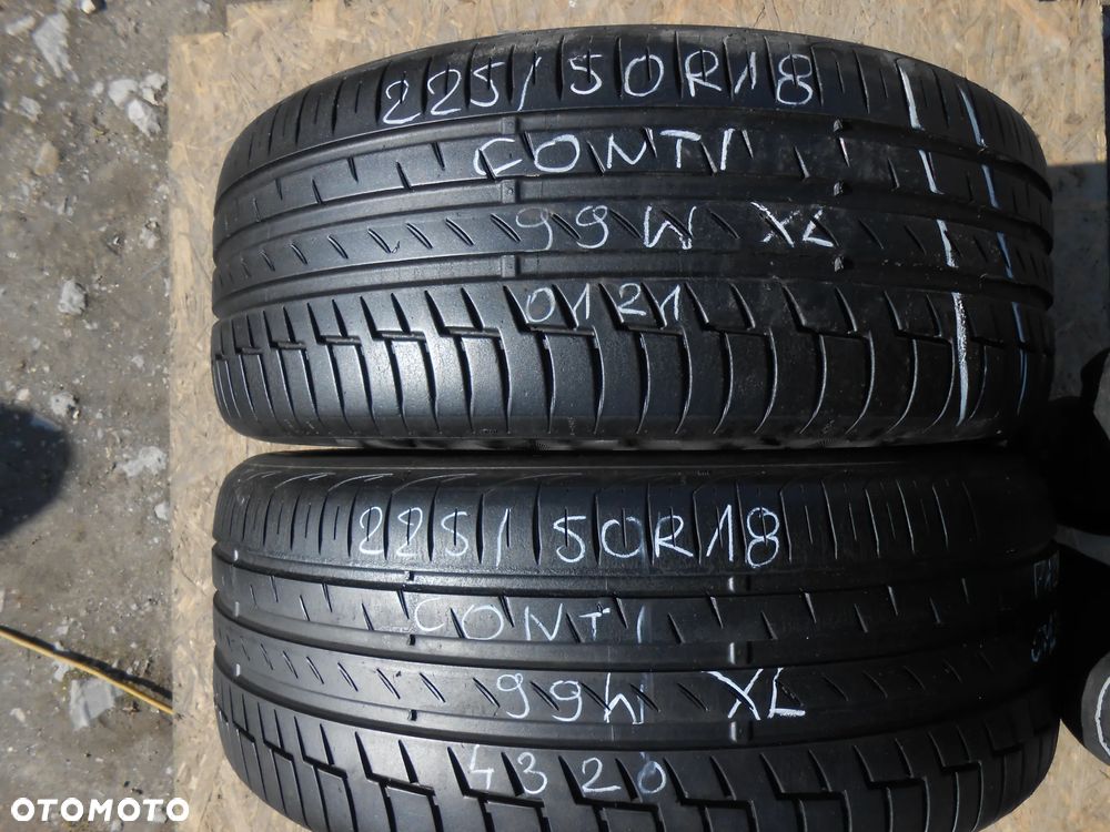 OPONY 225/50R18 CONTINENTAL PREMIUM CONTACT 6 XL DOT 0121 / 4320  7.1MM - 1