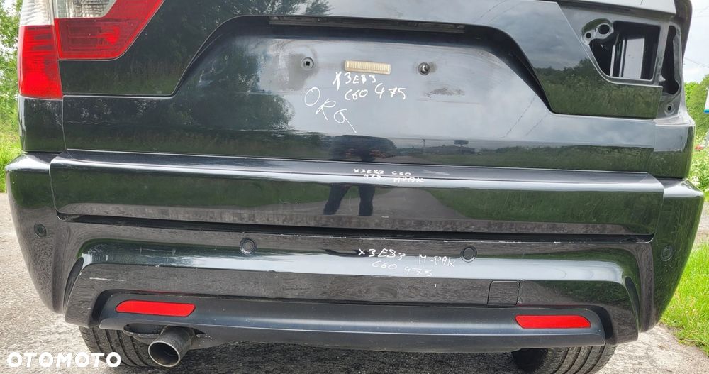 ZDERZAK TYŁ TYLNY M PAKIET BMW X3 E83 475 BLACK SAPPHIRE C60 - 1