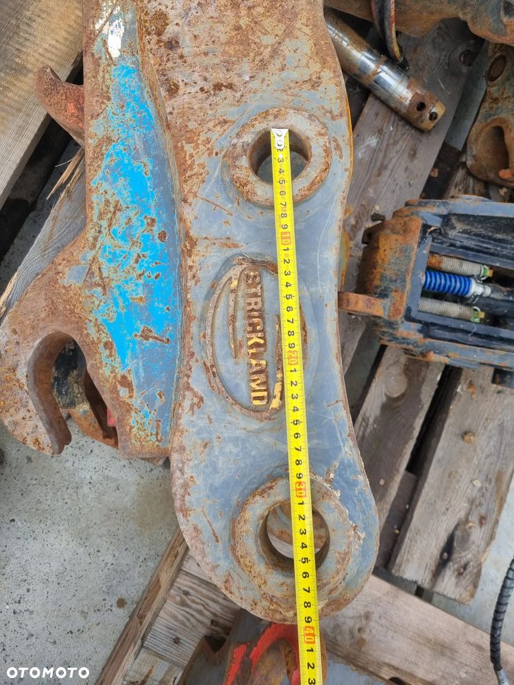 Szybkozłącze hydrauliczne Strickland 45mm do koparki koparka 6-10t ton 8 - 6