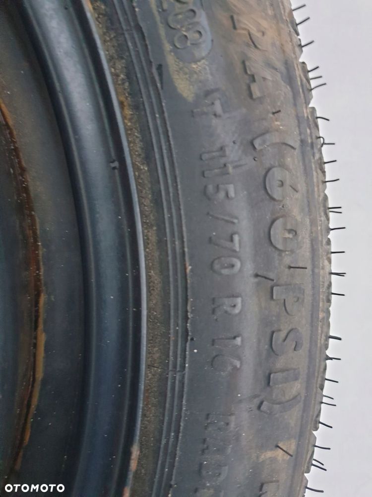KOŁO ZAPASOWE DOJAZDOWE Opel Vectra C Astra H 115/70 R16 5x110 2160132 - 8
