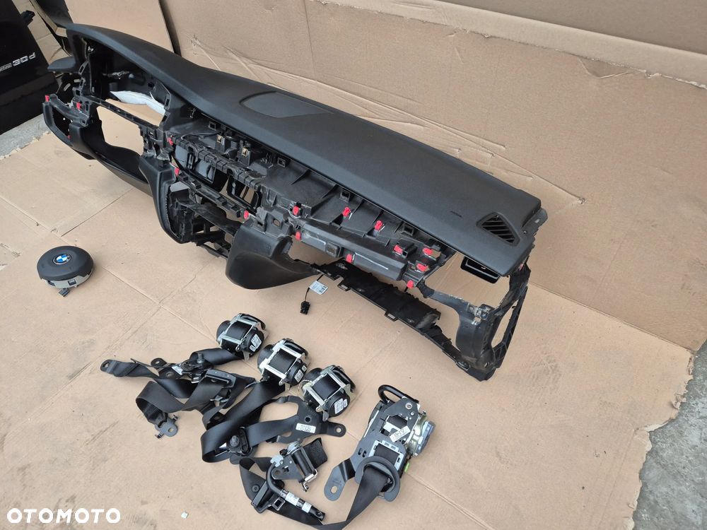 BMW X5 F15 M-PAKIET PODUSZKI KONSOLA PASY AIRBAG KOMPLET ORYGINALNE - 3