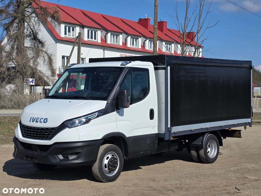 Iveco Daily 35c-18 Hi-Matic Skrzynia Plandeka 3.90 M ! Idealny Stan ! Klima ! Z Włoch  ! Bez Korozji  ! - 1