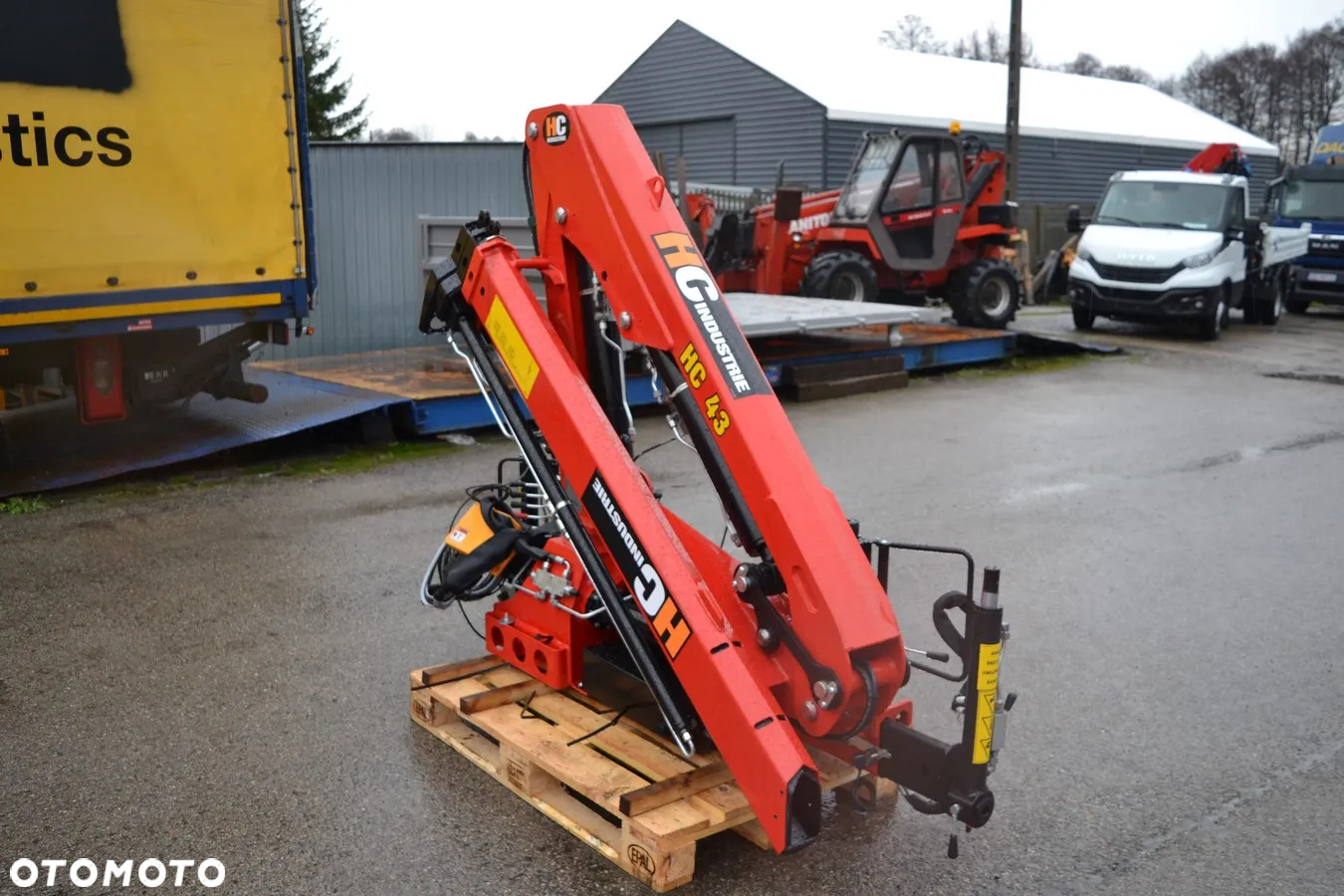 Inny Żuraw samochodowy HC 43A1 składany w Z jak Fassi F40 HMF Hyva Palfinger Hiab - 3