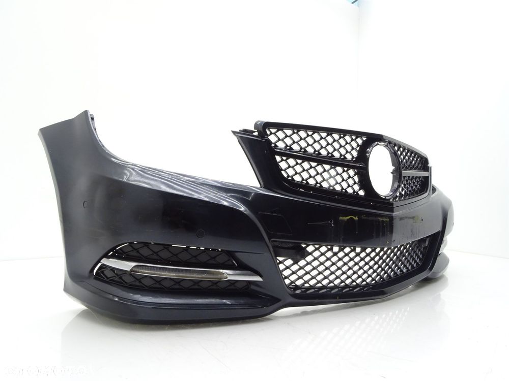 Zderzak przód pdc atrapa grill 183 a2048805547 mercedes c180 w204 lift - 2