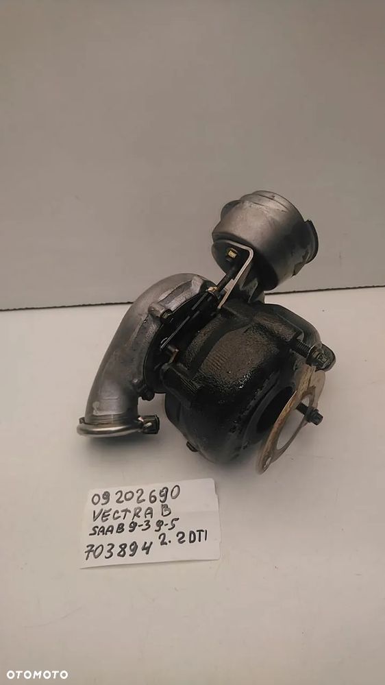 TURBINA 2.2 DTI 125KM Y22DTR Y22DTRS VECTRA B SAAB 9-3 9-5 09202690 703894 - 5